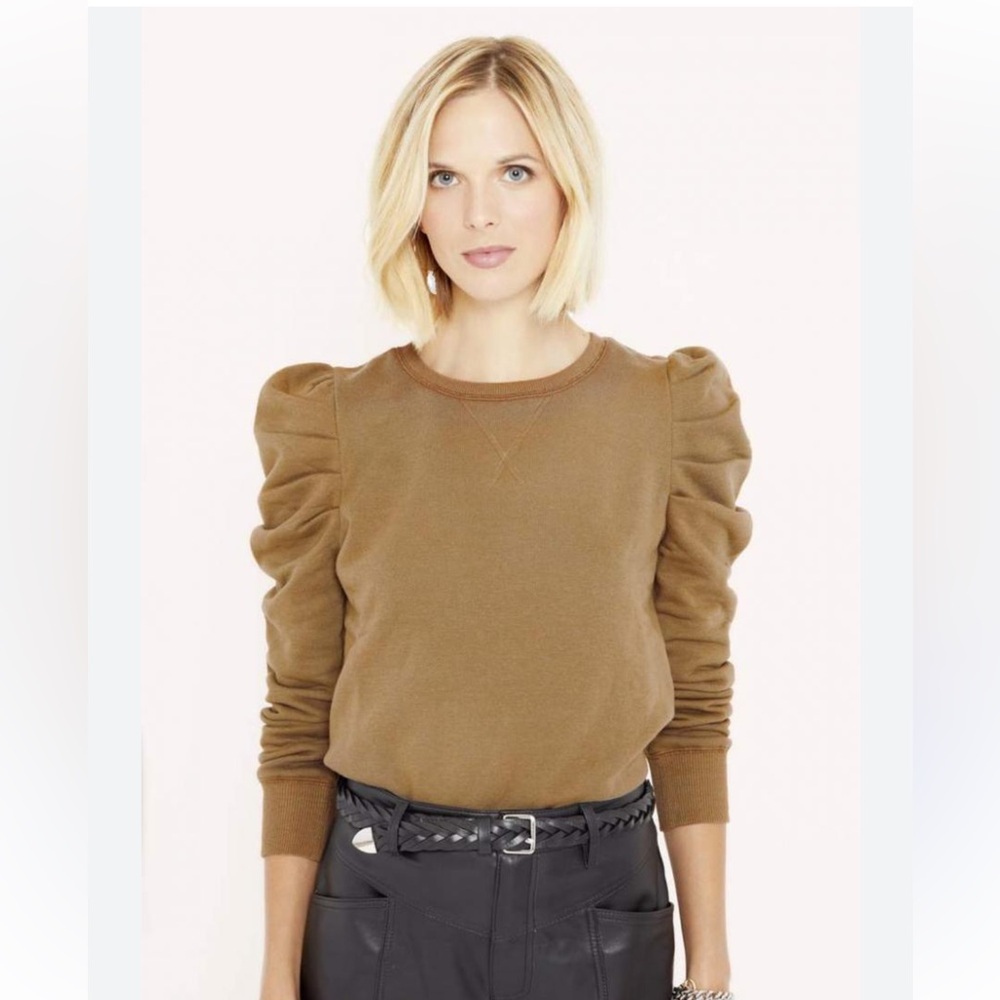 REBECCA MINKOFF “JANINE” LEG-OF-MUTTON SLEEVES SWEATER FEMININE GIRLY COQUETTE